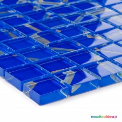 Mozaika szklana S 35595 niebieska