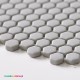 Mozaika szklana S 92932  biała hexagonalna